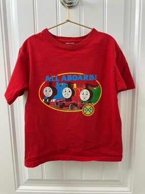 Thomas & Friends Red "All Aboard" Graphic Tee
